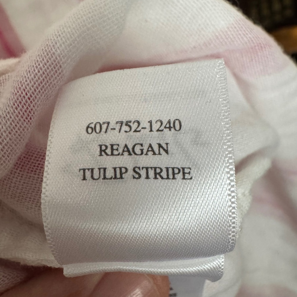 Rails NWT Reagan Flannel Shirt XS White Pink Button Down 100% Cotton Top - Picture 7 of 8